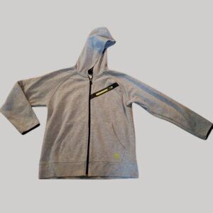 AND1 Gray Hooded Zip Front Sweatshirt Boys Size 10-12